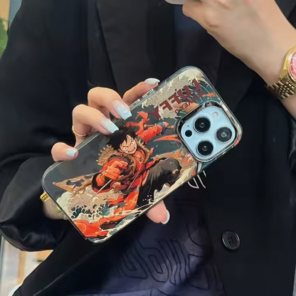 One Piece Zoro & Luffy iPhone Case – Anime Shockproof Cover - Image 3